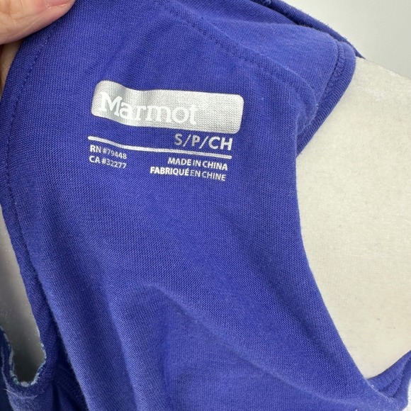 Marmot Larissa Women Blue Geometric Print Sleeveless V Neck Casual Dress Size S - Picture 6 of 7